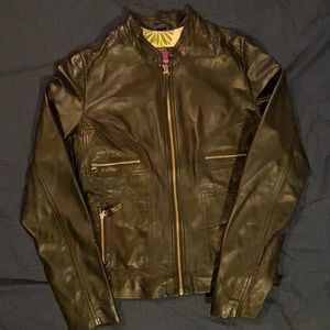 Bod and christensen leather jacket so small